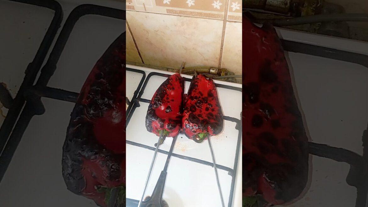 "Roast Red Peppers… and THIS Happens!#food #recipe