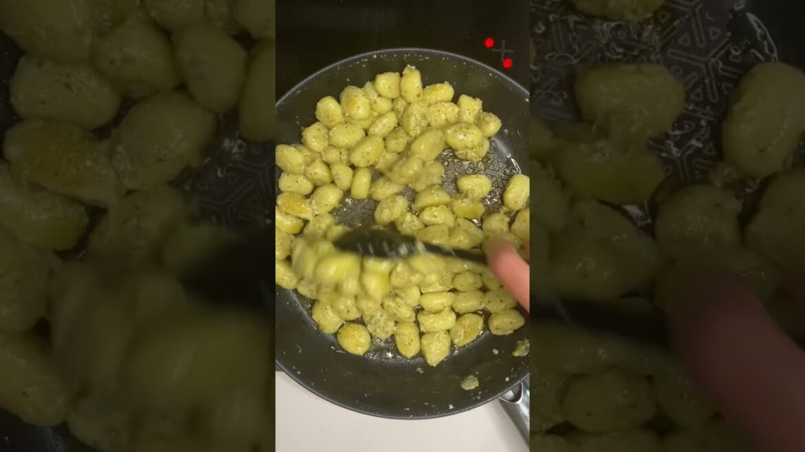 Pesto Gnocchi ￼ delicious recipe at home | Italian food is a recipe