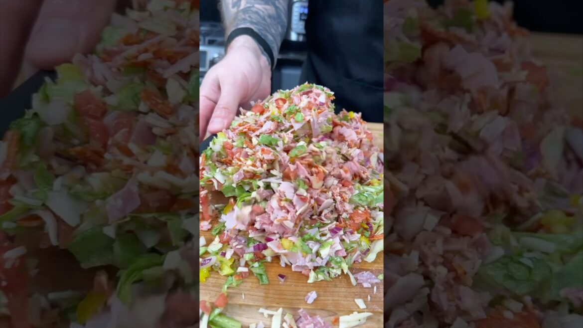 Chopped Italian Sub #makeithappen #cooking Chopped Italian Sub #makeithappen #cooking