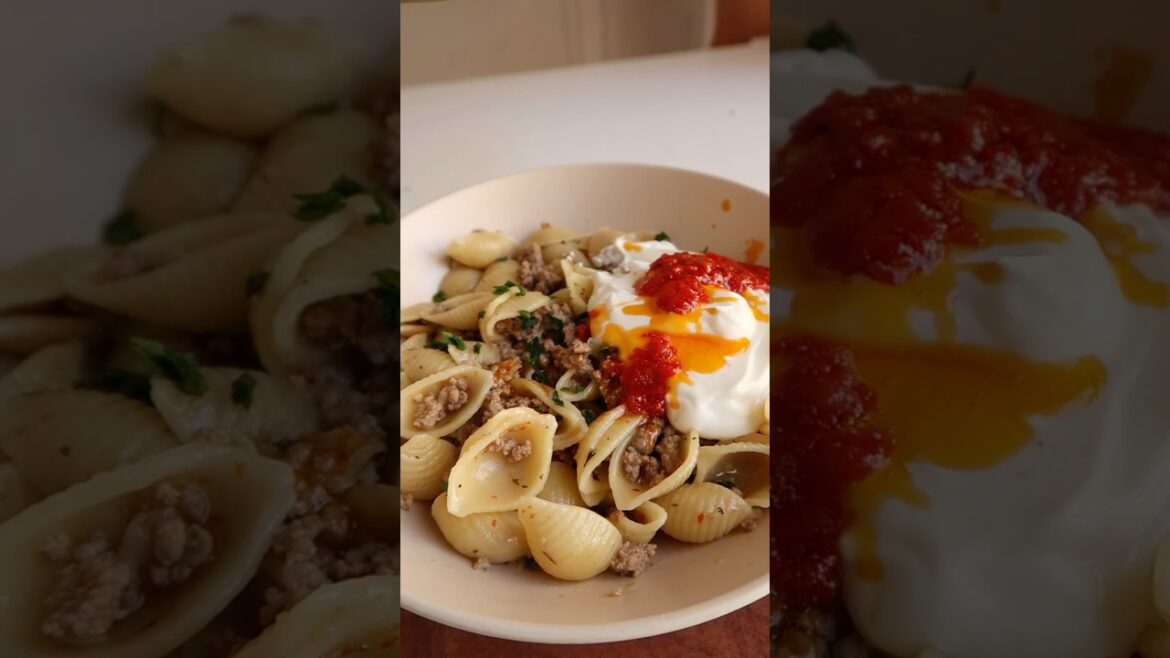 turkish style pasta!