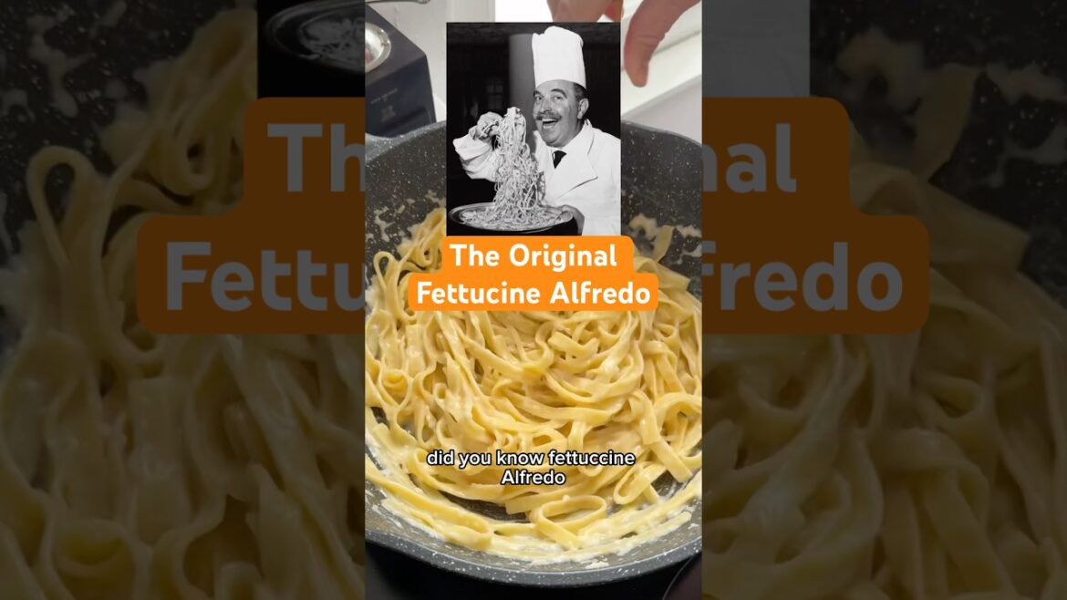 The Original Fettucine Alfredo #recipes #cooking #foodhistorh