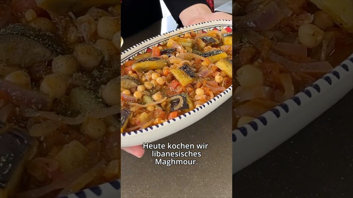 Libanesische Auberginen & Kichererbsen #maghmour #auberginenrezept #arabischkochen Libanesische Auberginen & Kichererbsen #maghmour #auberginenrezept #arabischkochen