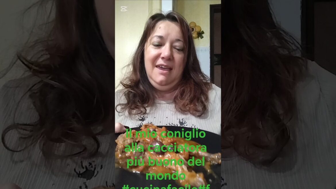 Il mio coniglio alla cacciatora più buono del mondo #cucinafacile #food #cucinelli #perte #amore