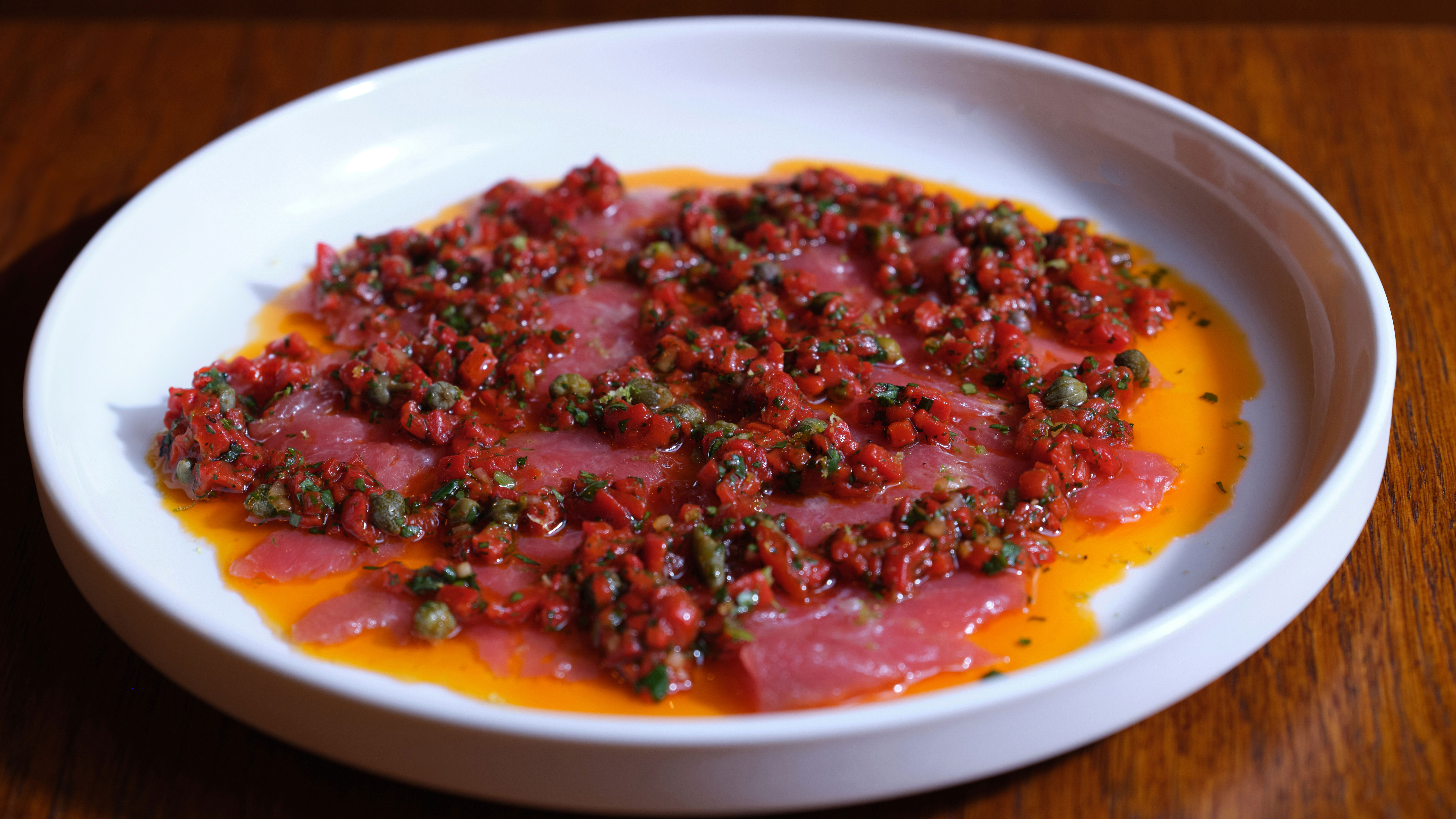 Motorino tuna carpaccio