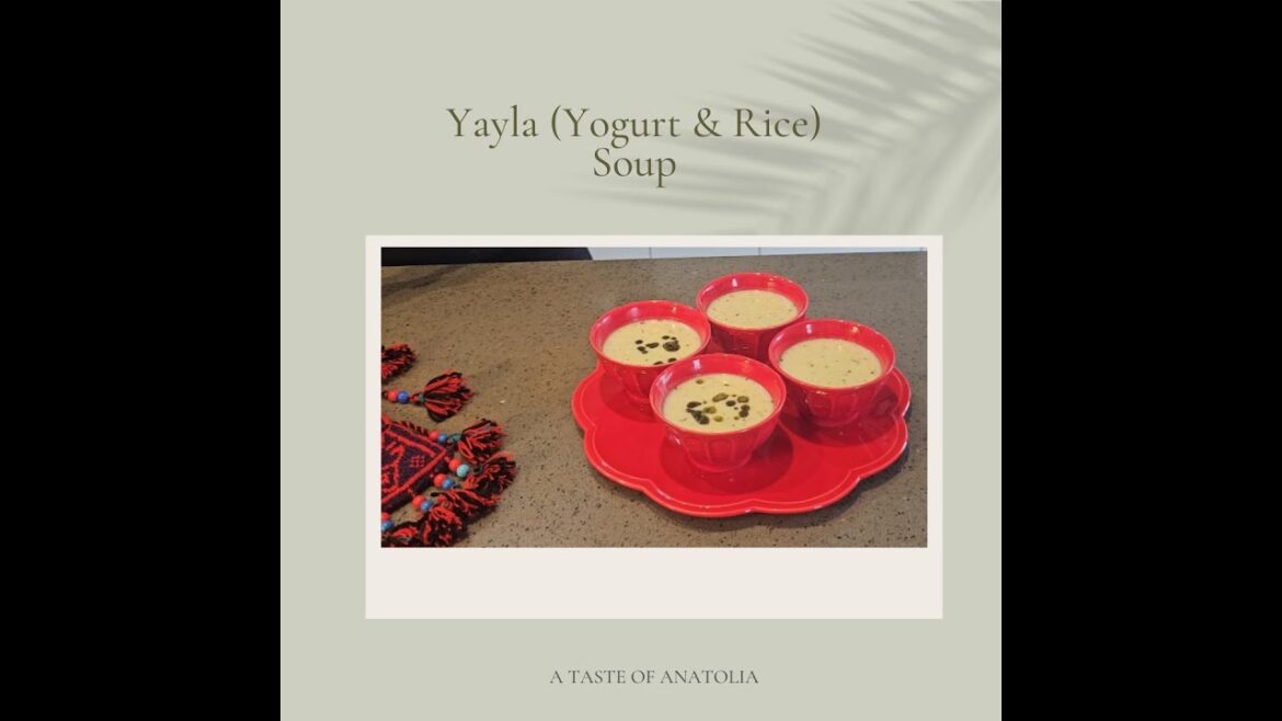 Yayla (Yogurt & Rice) Soup- Healty, Easy, Vegetarian, Traditional in Anatolia