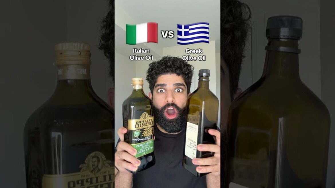 Italian olive oil vs Greek olive oil