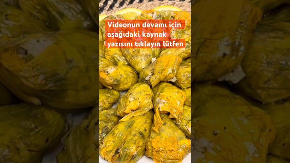 Kabak çiçeği dolması #pratiktarifler #kabakyemekleri #yemek #food #tarif