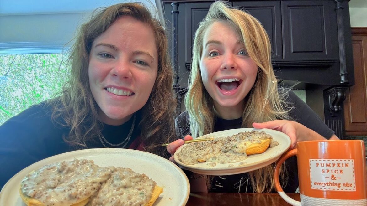 Cook With Us: Biscuits and Gravy! - Hailee And Kendra