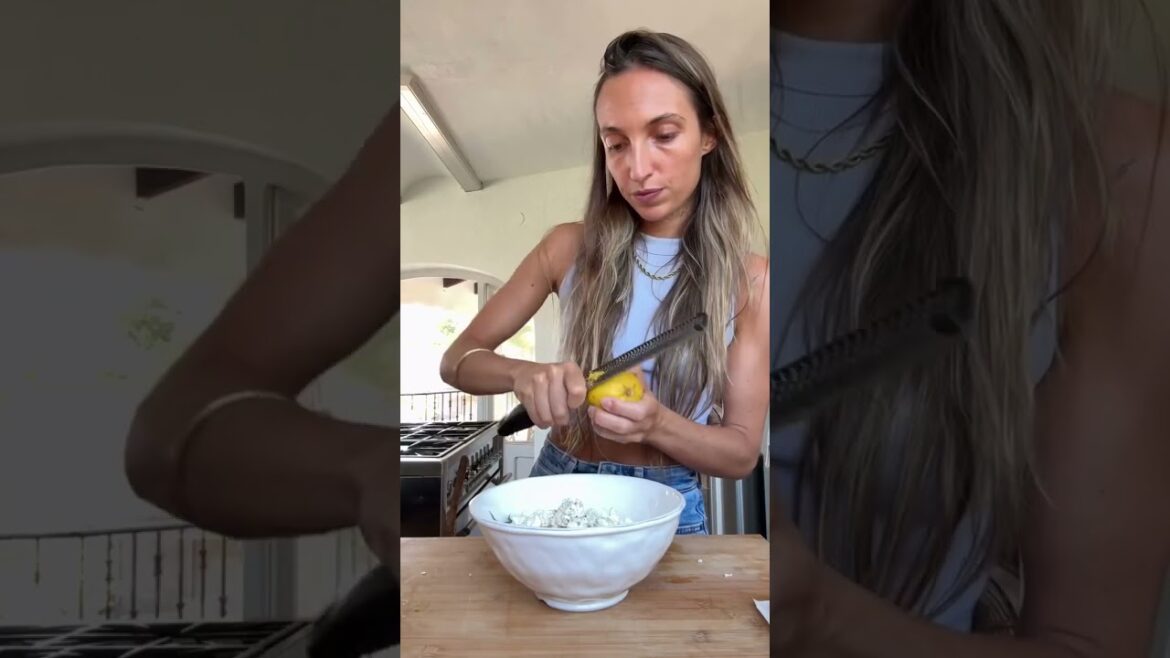 Greek-style stuffed bell peppers