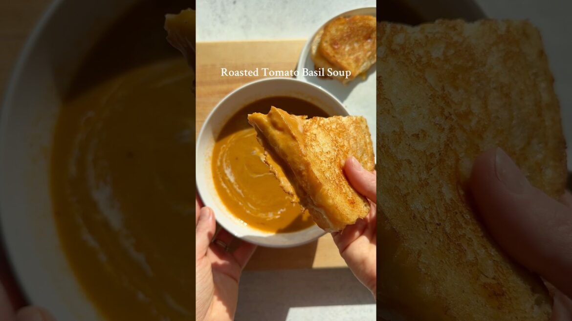 Roasted Tomato Basil Soup