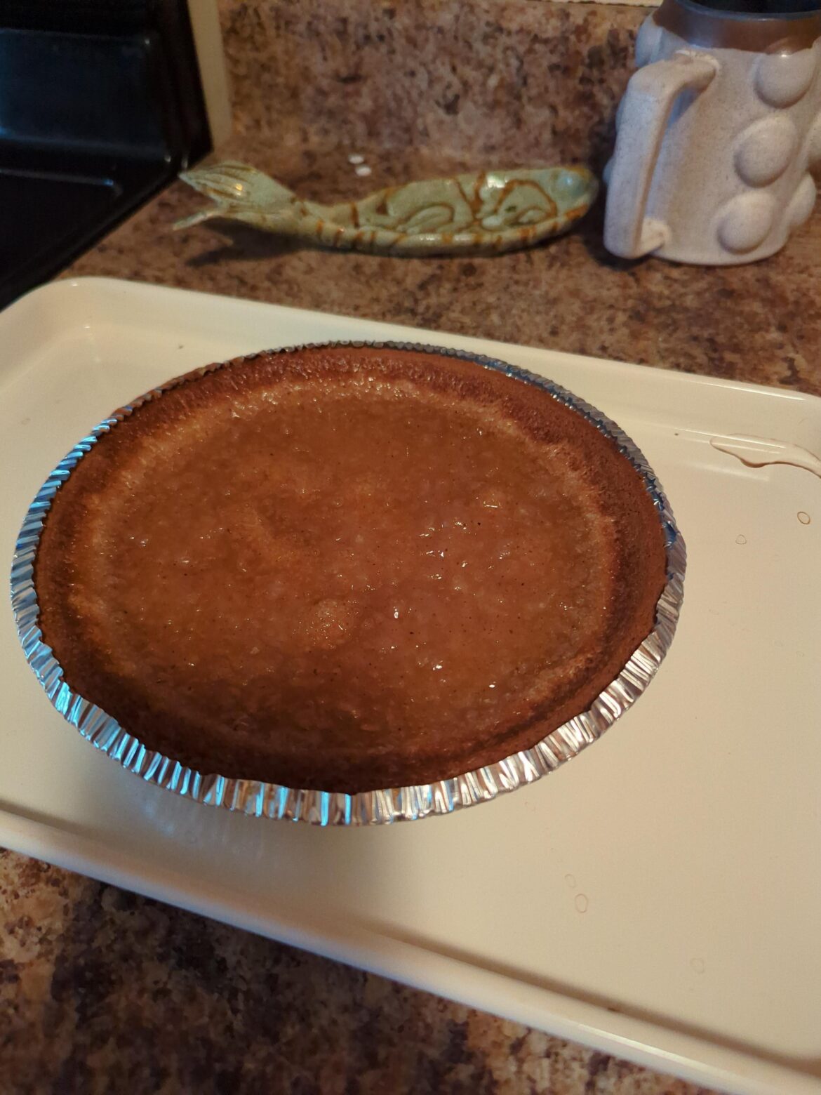 I made depression era water pie