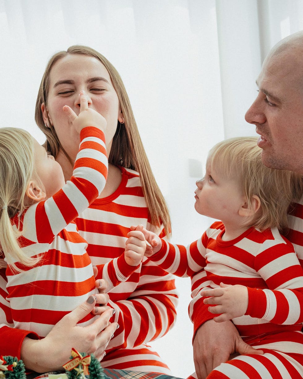 Holiday Stripes Matching Family Pajamas