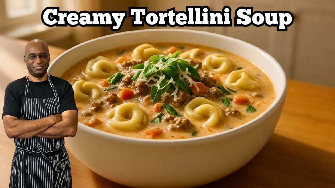 Creamy Tortellini and Sausage Soup | Easy & Comforting Recipe