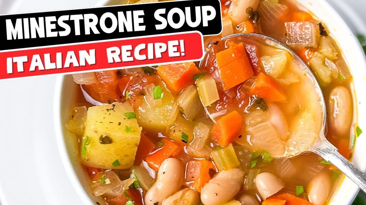 Classic Italian Minestrone Soup Recipe - So Delicious!