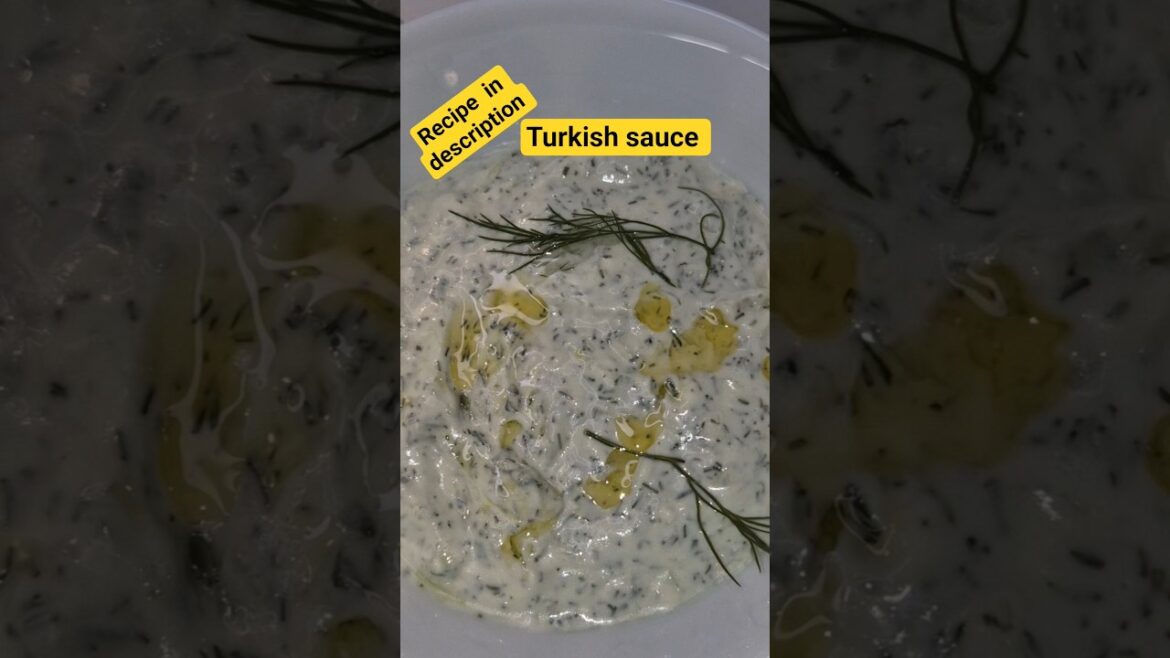 Turkish Cucumber sauce with Desi touch| Turkish sauces in Denmark|#Turkishfood#sauces #Turkishsauces
