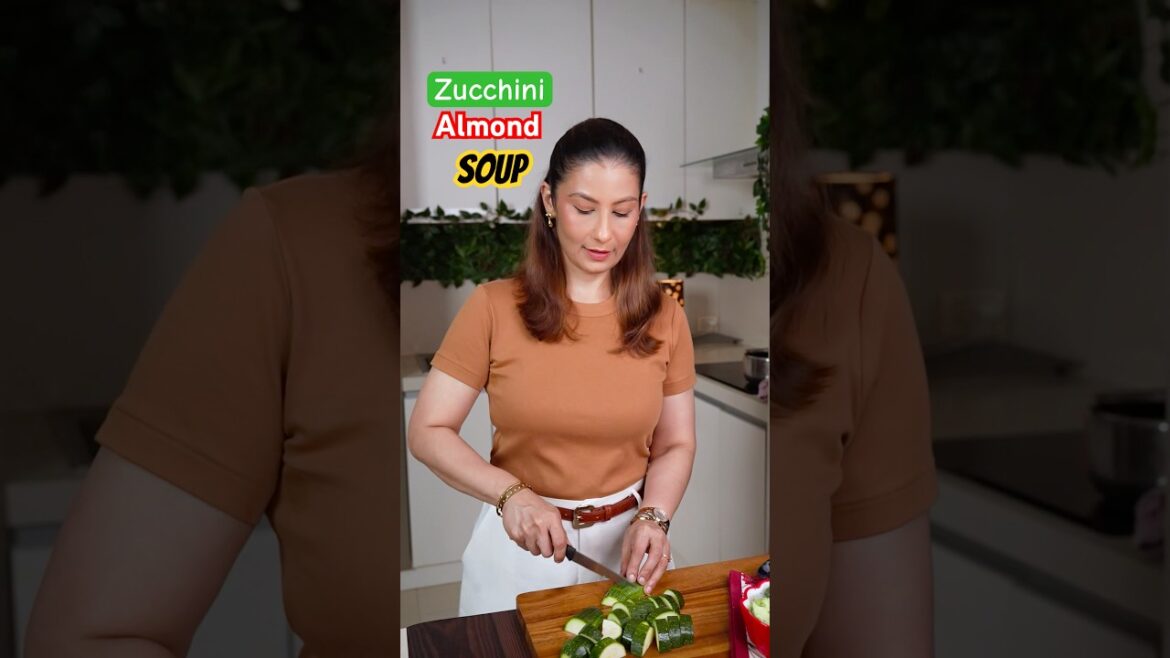 THE 15-MINUTE SOUP for Weight Loss Journey! (My Detox Secret) Zucchini Almond Soup
