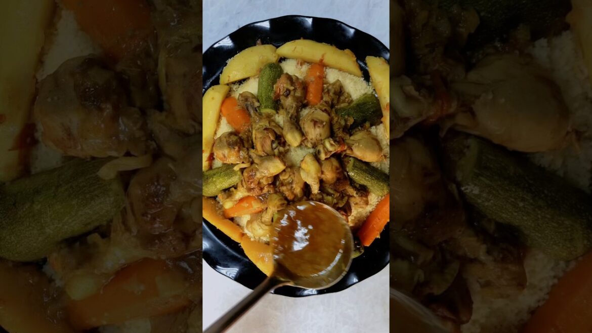 الكسكس المغربي الأصلي بالخطوات | Step-by-Step Moroccan Couscous