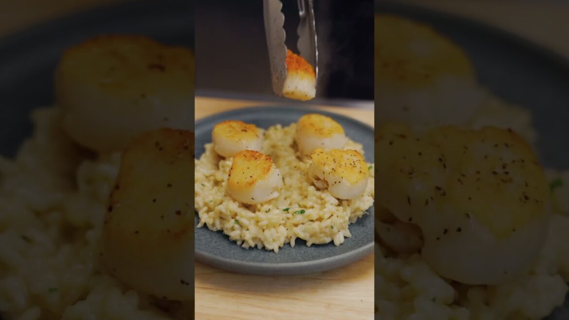 Seared Scallops + Creamy Lemon Herb Risotto | Stancato's at Home