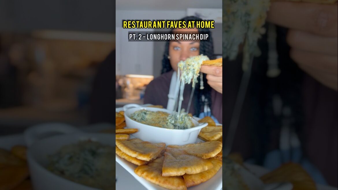 HOW TO MAKE THE BEST SPINACH DIP ! | LONGHORN SPINACH DIP RECIPE #spinachdip