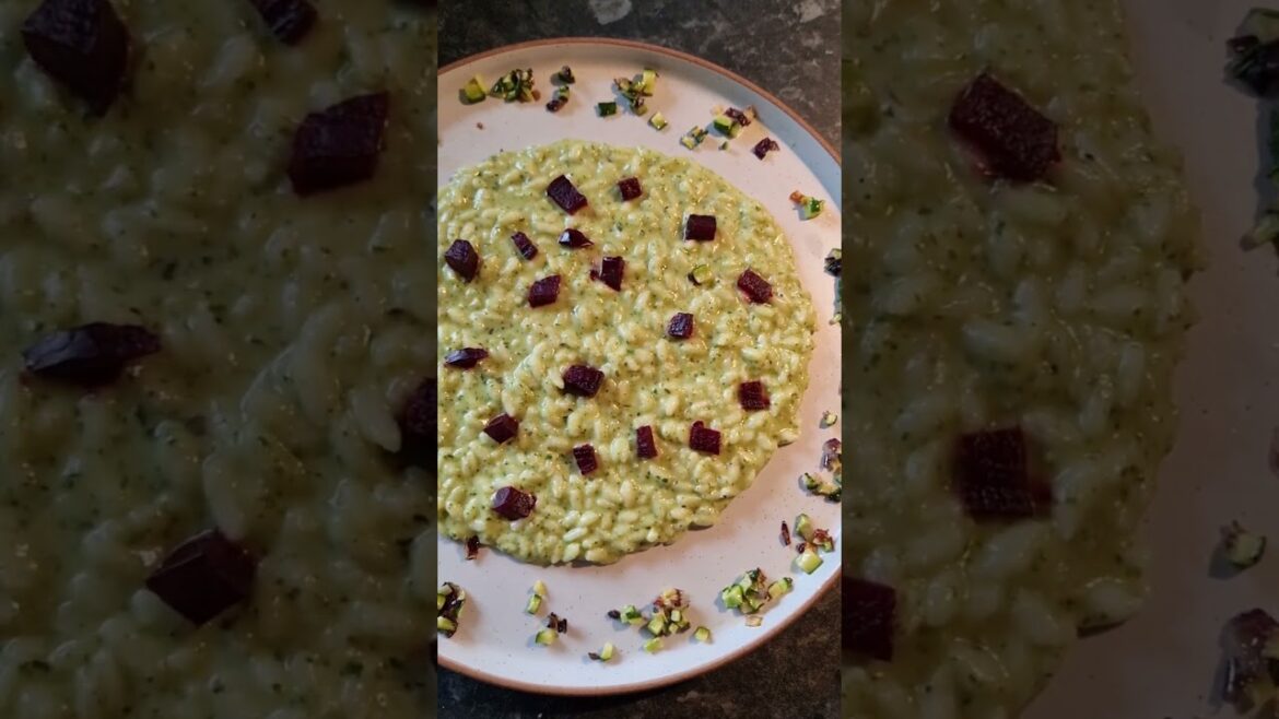 Cook in Britaly | Not the regular Italian risotto: Kale, Mint and Lemon pesto