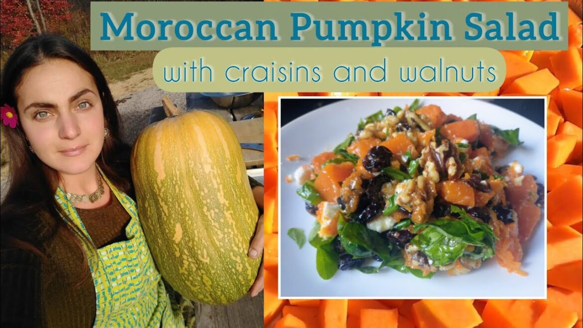 Moroccan Pumpkin Salad with Craisins and Walnuts Moroccan Pumpkin Salad with Craisins and Walnuts