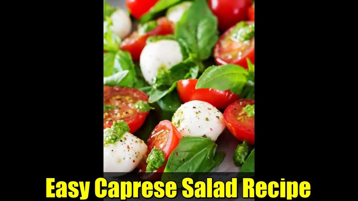 Easy Caprese Salad Recipe | No-Cook Italian Starter | Fresh & Simple
