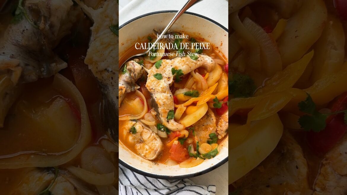 How to Make Traditional Portuguese Fish Stew - Caldeirada de Peixe