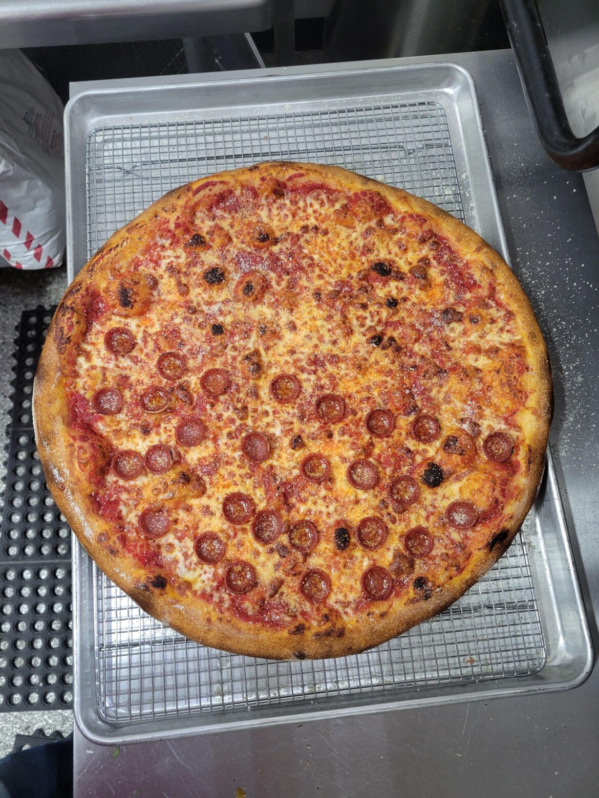 Became a legal pizzeria yesterday  celebrated with my first 20" pie.