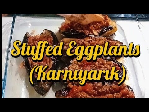 Stuffed Eggplants, Turkish Style — Türk Mutfağından Karnıyarık, Enfes lezzet. Stuffed Eggplants, Turkish Style — Türk Mutfağından Karnıyarık, Enfes lezzet.