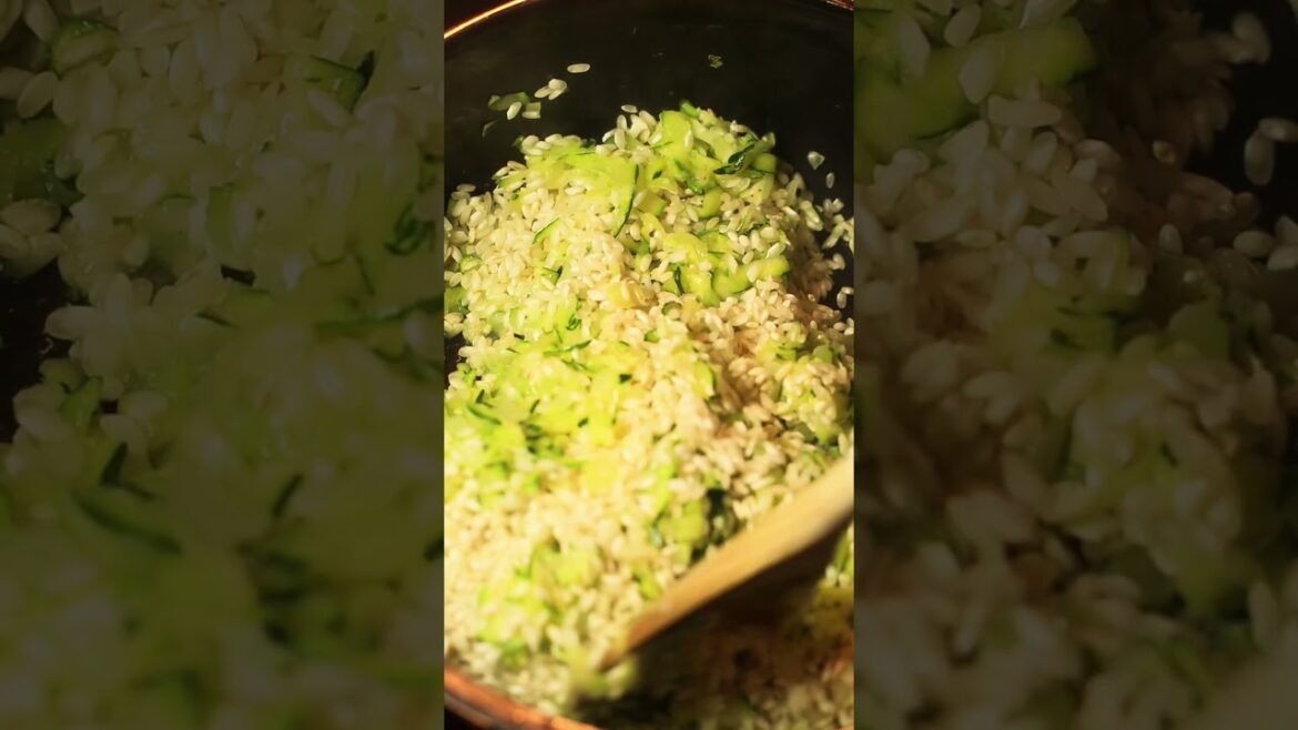 Zucchini Risotto Rezept Zucchini Risotto Rezept