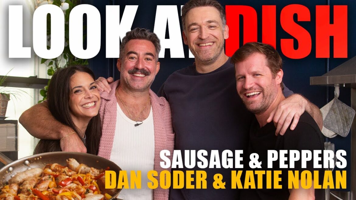 Dan Soder + Katie Nolan cook Sausage & Peppers - Look at Dish #32