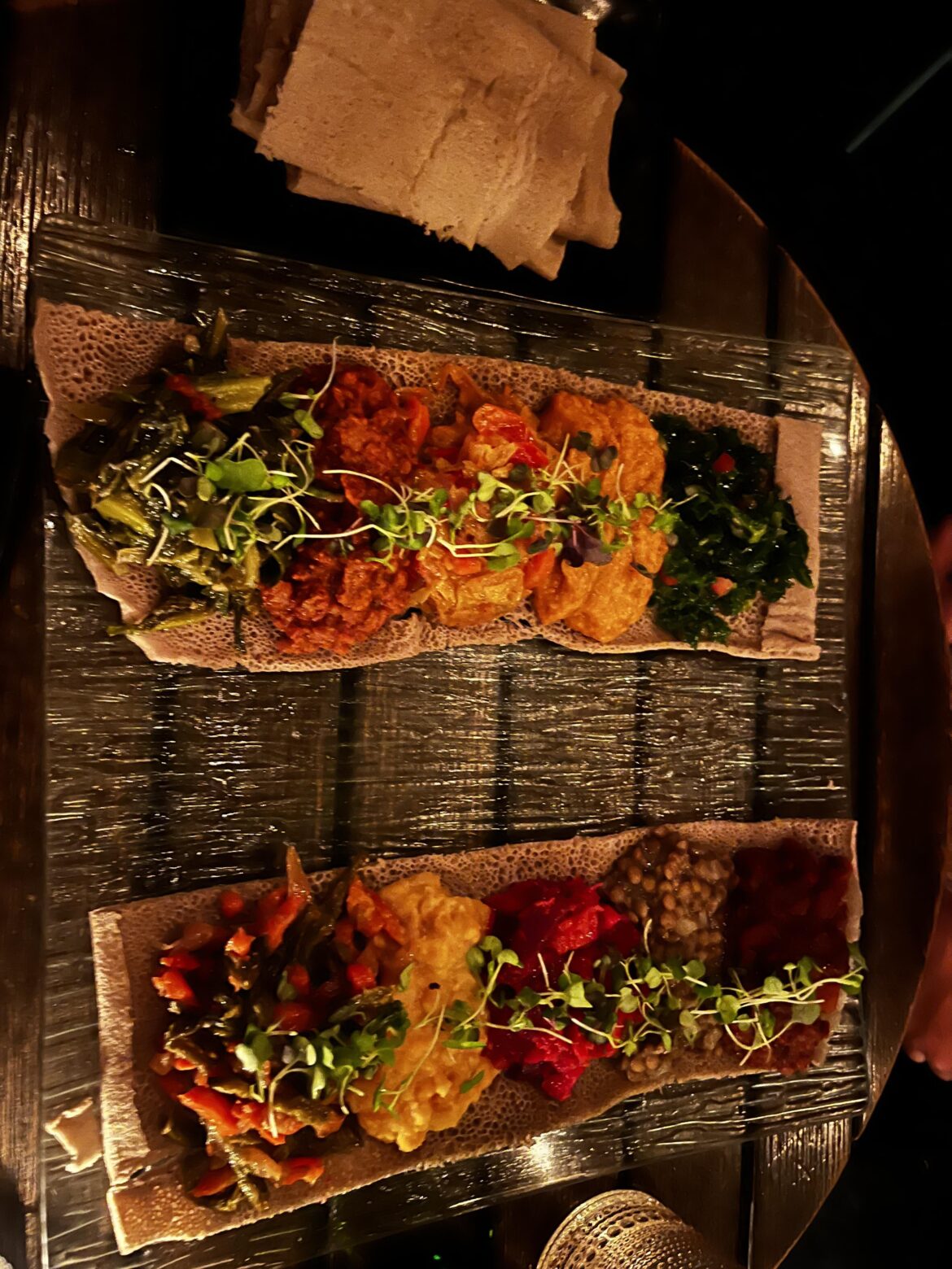 All vegan Ethiopian restaurant 😍