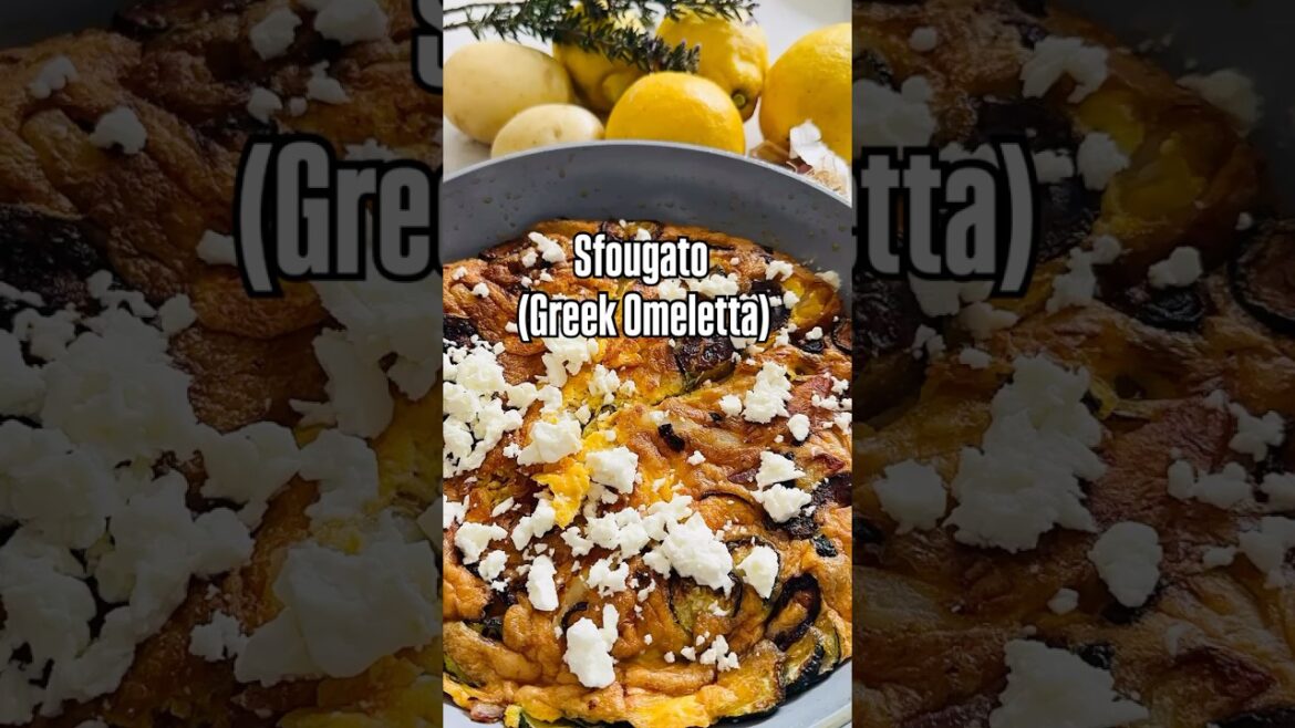 SFOUGATO ( Greek Omelette) ZUCCHINI, FETA DELICIOUS! #greekfood #omelette SFOUGATO ( Greek Omelette) ZUCCHINI, FETA DELICIOUS! #greekfood #omelette