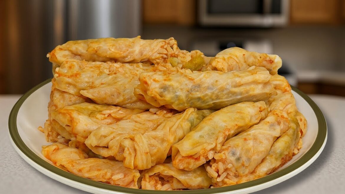 Egyptian Stuffed Cabbage Rolls Recipe Called Mahshi Kromb | The Egyptian Cook