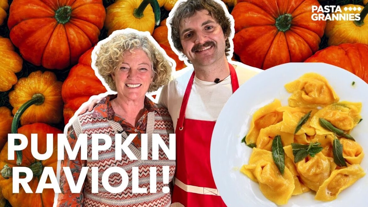 Ben Lippett Makes Nonna Vanda's Pumpkin Ravioli! | Pasta Grannies Podcast