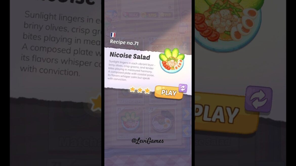 Cookingdom level 71 | Nicoise Salad #gameplaywalkthrough Cookingdom level 71 | Nicoise Salad #gameplaywalkthrough