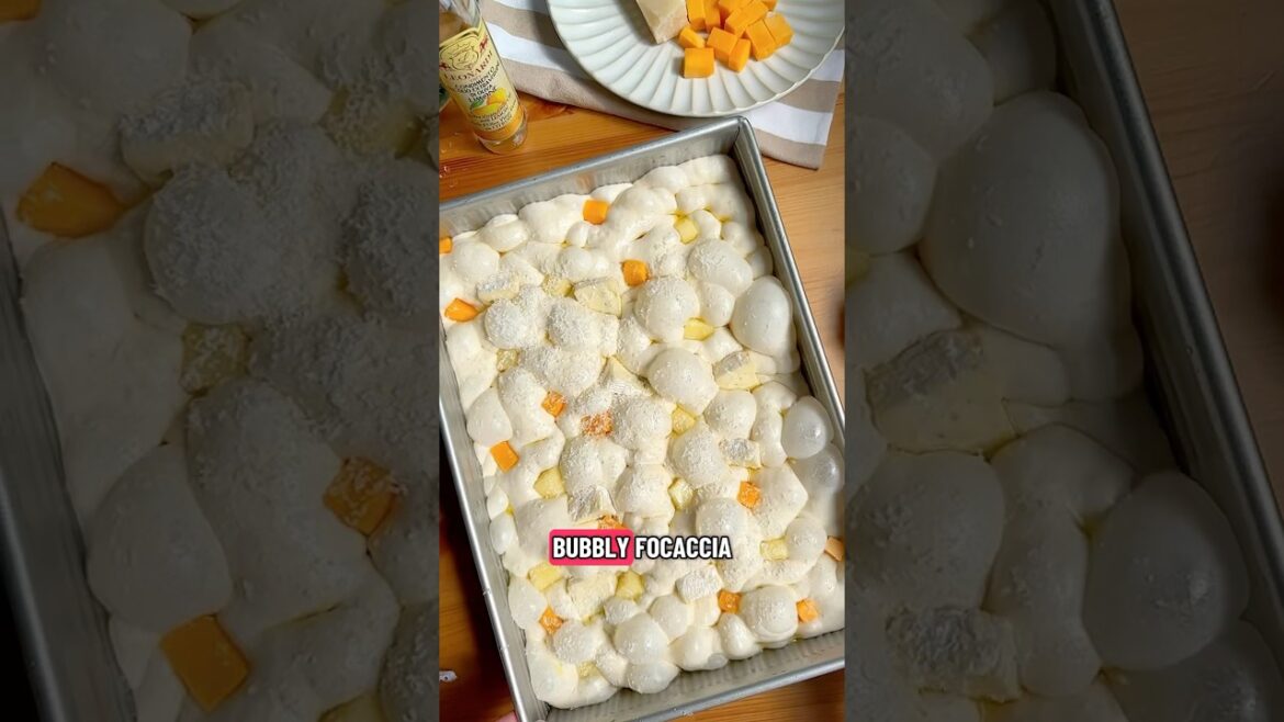 EASIEST & FLUFFIEST NO-KNEAD FOCACCIA#sourdough#focaccia#nokneadbread#recipe#homemade#bread#tutorial