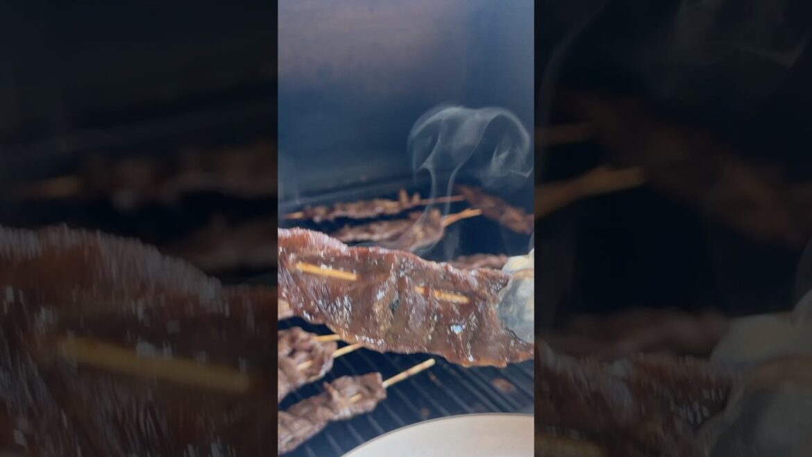 Easy Teriyaki Beef Skewers #partyfood