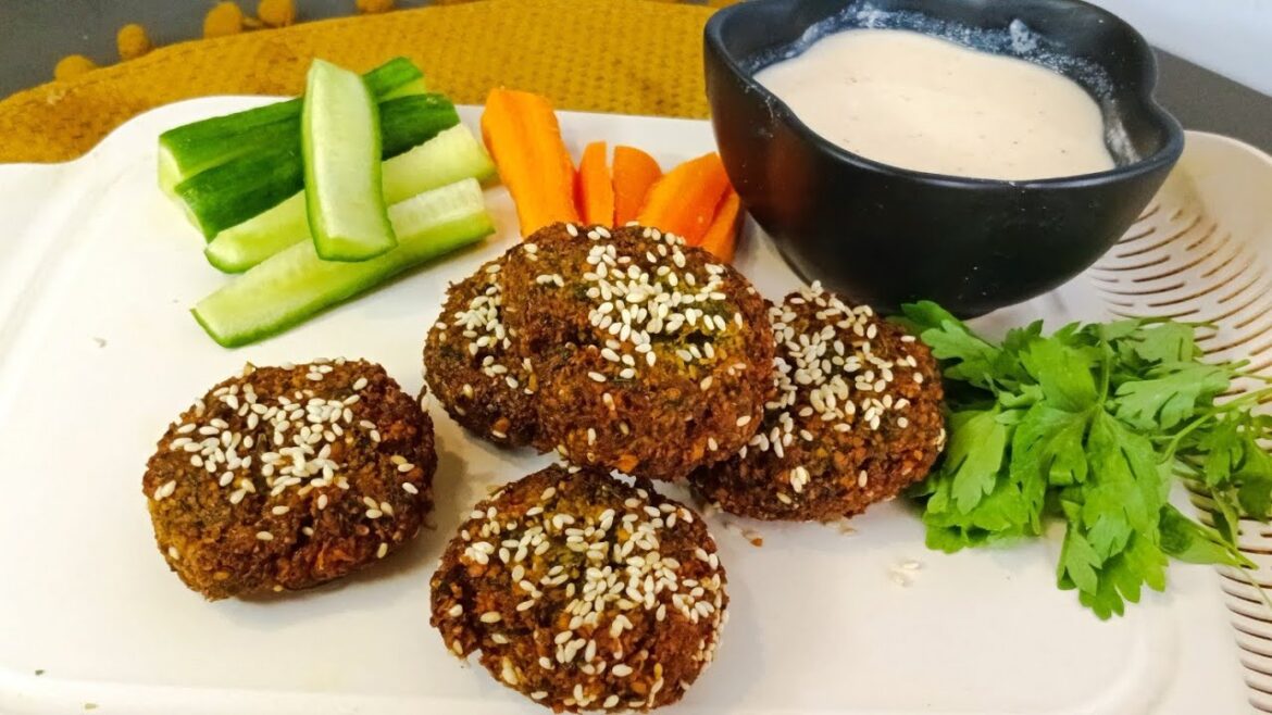 Easy Falafel Recipe | How to make falafel | Tahina sauce recipe #falafel #falafelrecipe