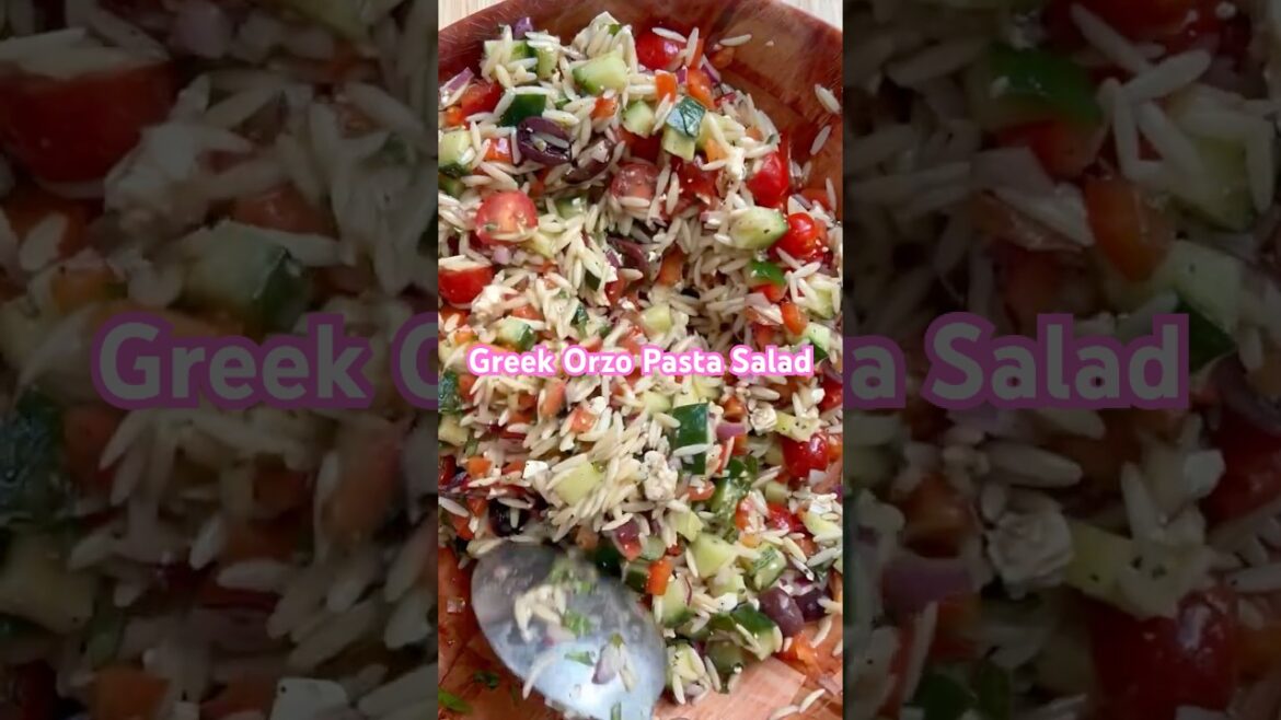 Greek Orzo Pasta Salad Greek Orzo Pasta Salad