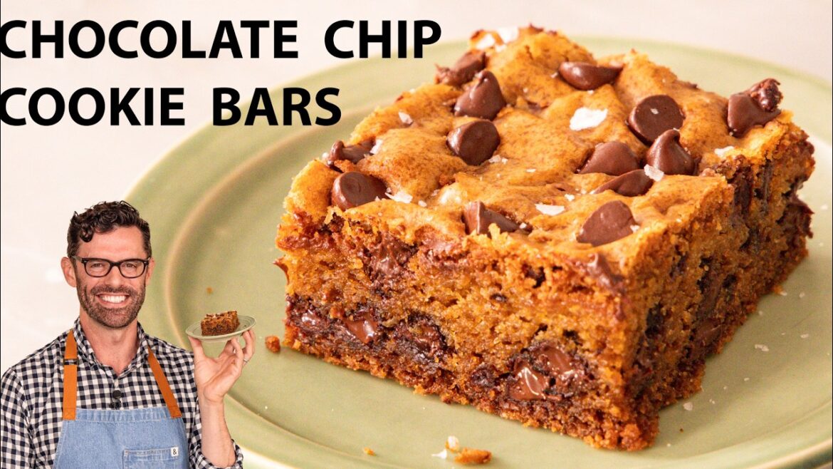 The BEST Chocolate Chip Cookie Bars Recipe
