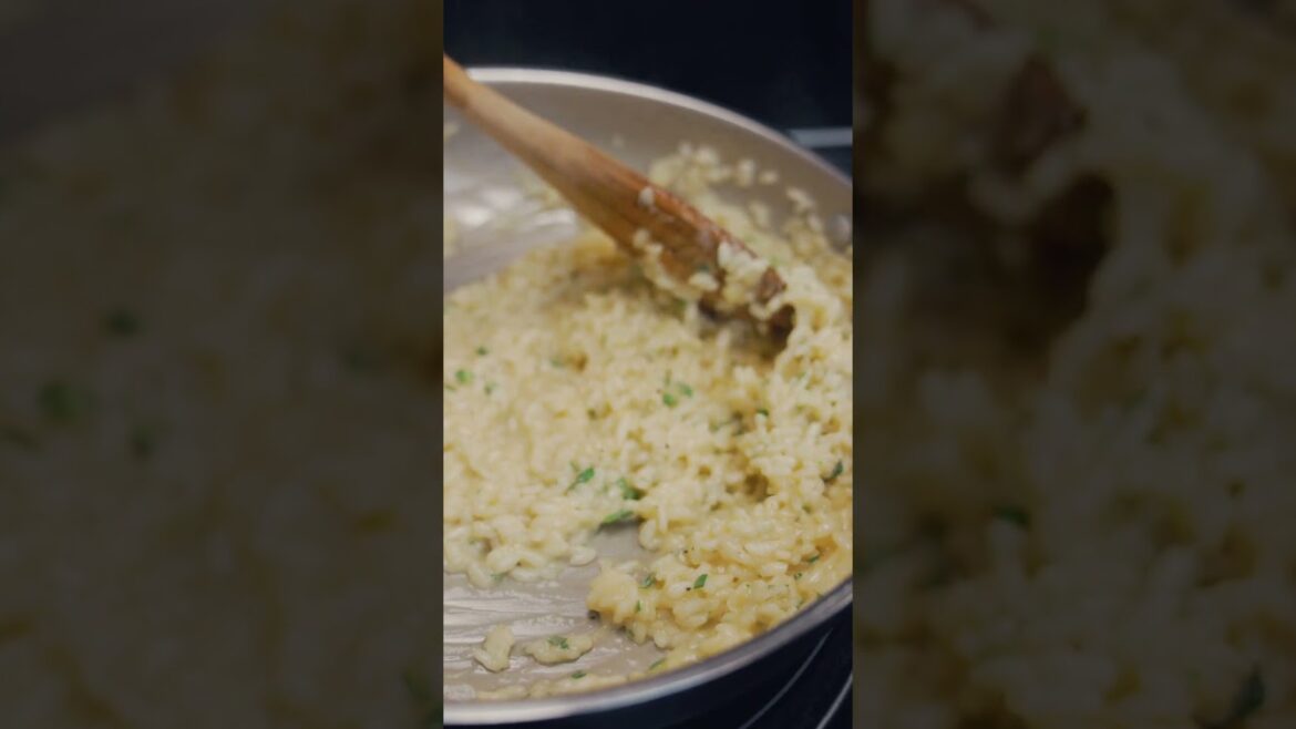 Bright, Creamy Lemon Herb Risotto Made Easy | Stancato's At Home