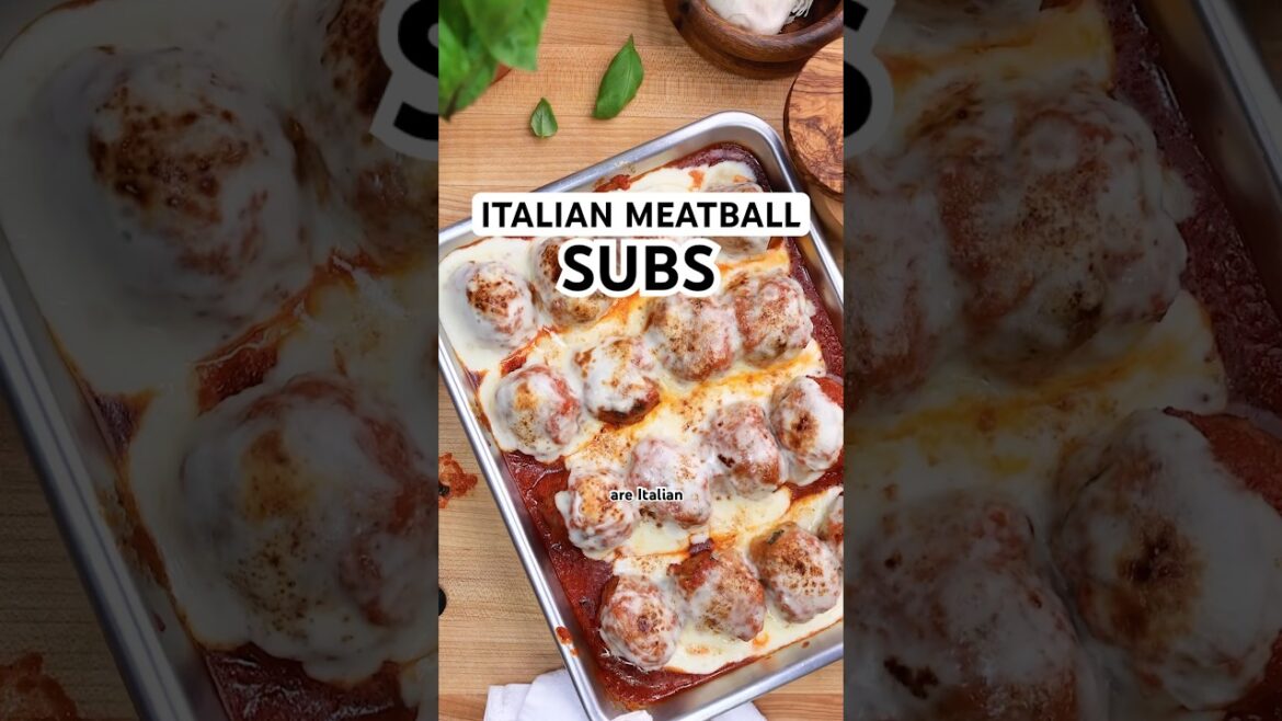 Italian Meatball Subs