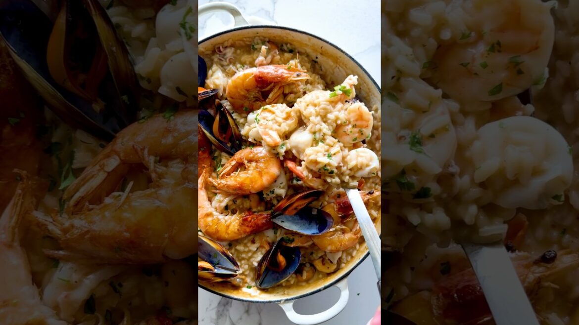 The very BEST seafood risotto. #seafood #seafoodlovers #risotto