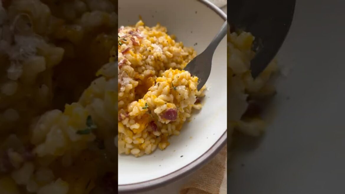 Pumpkin Risotto with Bacon Pumpkin Risotto with Bacon
