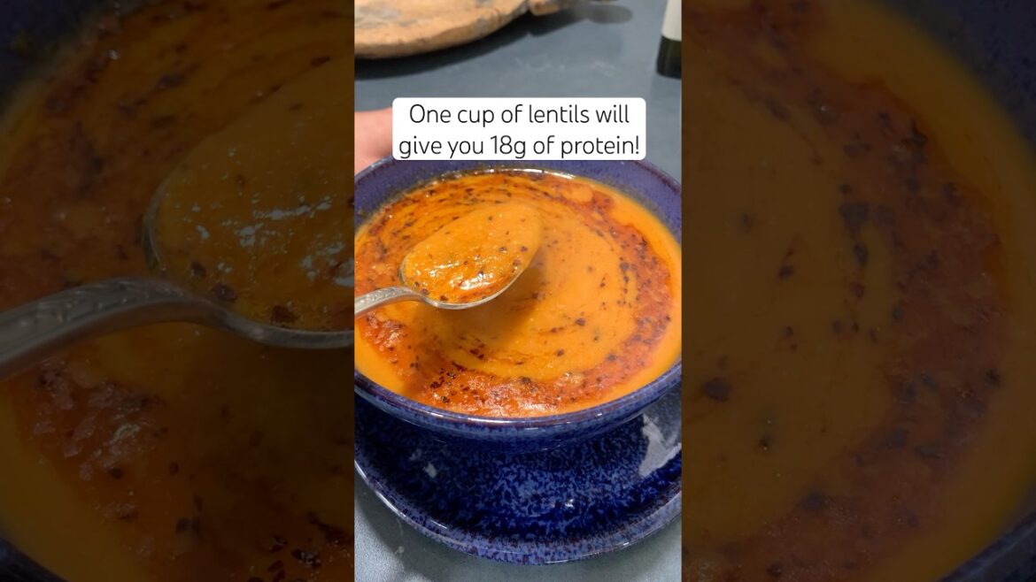 Turkish Red Lentil Soup (Lentil Soup Recipe!) #lentilsoup #lentils