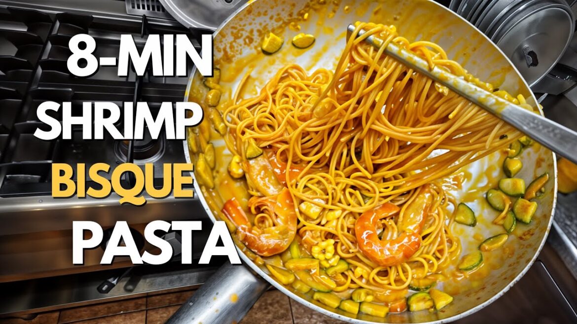 8-Minute Restaurant Shrimp Bisque Pasta