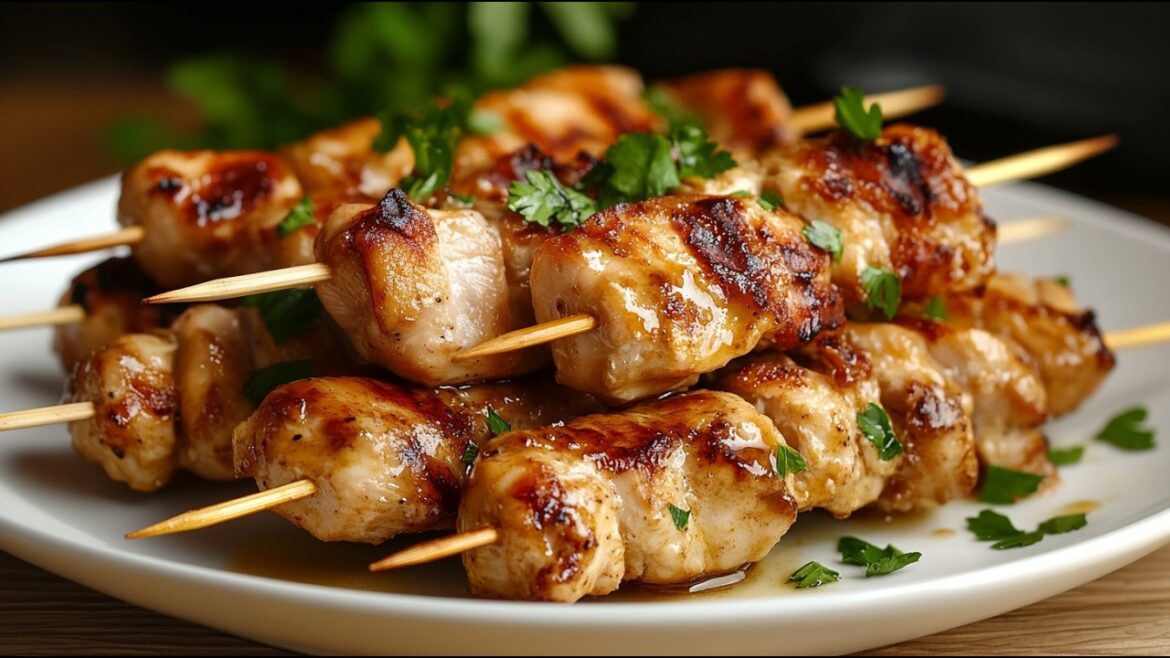 Try Chicken skewers this way! You'll be surprised! I cook it every week!