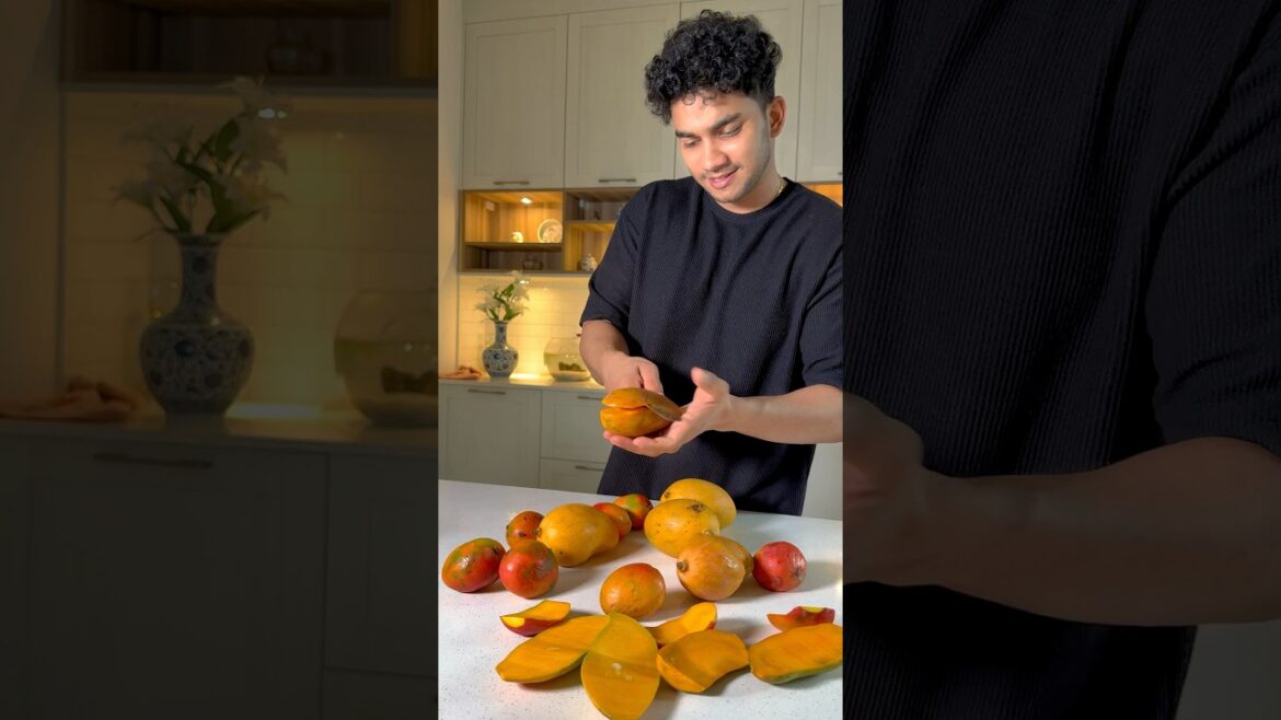 Best Mango Ice cream at home without milk or cream!!