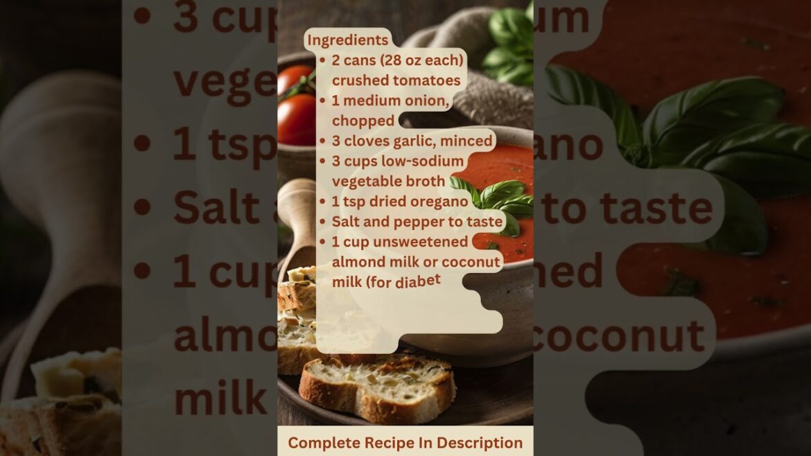 Slow Cooker Creamy Tomato Basil Soup Recipe by What Shall I Cook